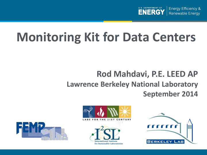 monitoring kit for data centers