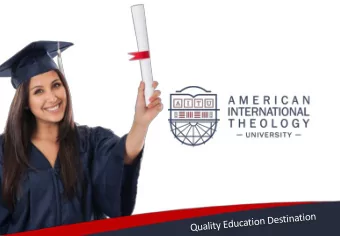 Quality Education Destination  AITU Mission  An educational destination that provides quality