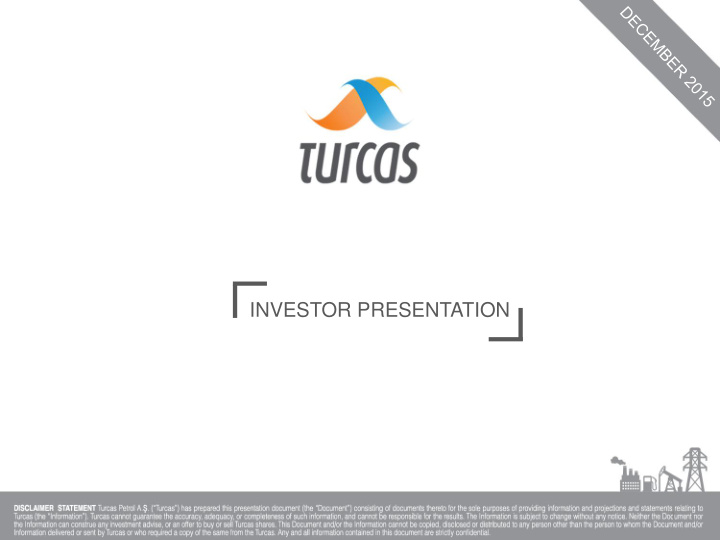 investor presentation