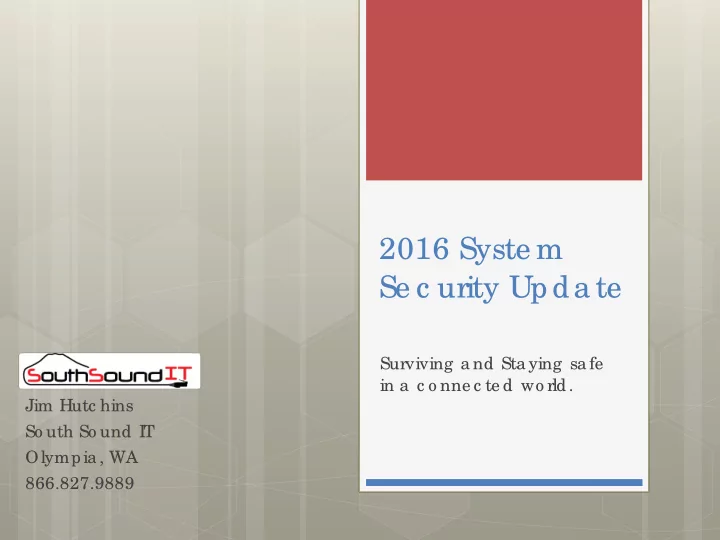 2016 syste m se c urity upda te
