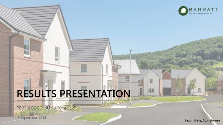 results presentation
