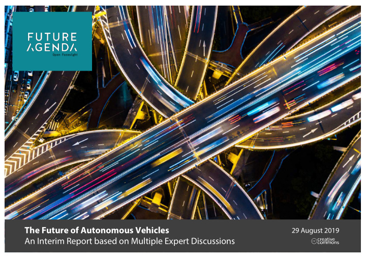 the future of autonomous vehicles