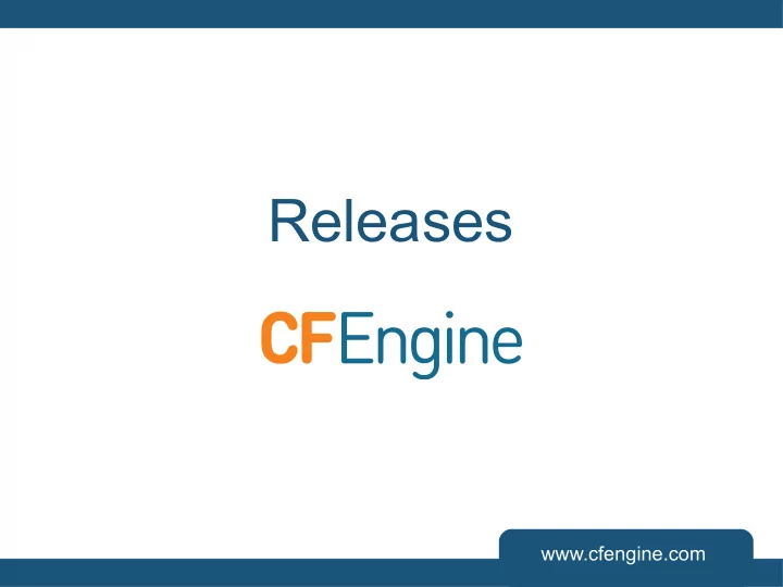 releases