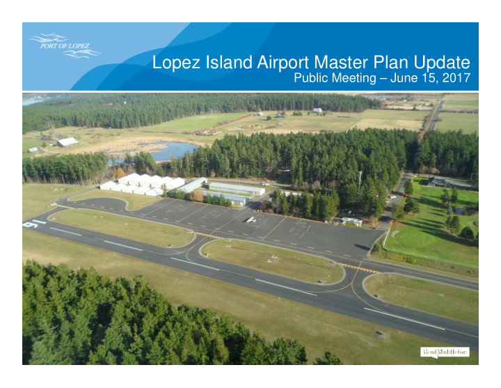 lopez island airport master plan update