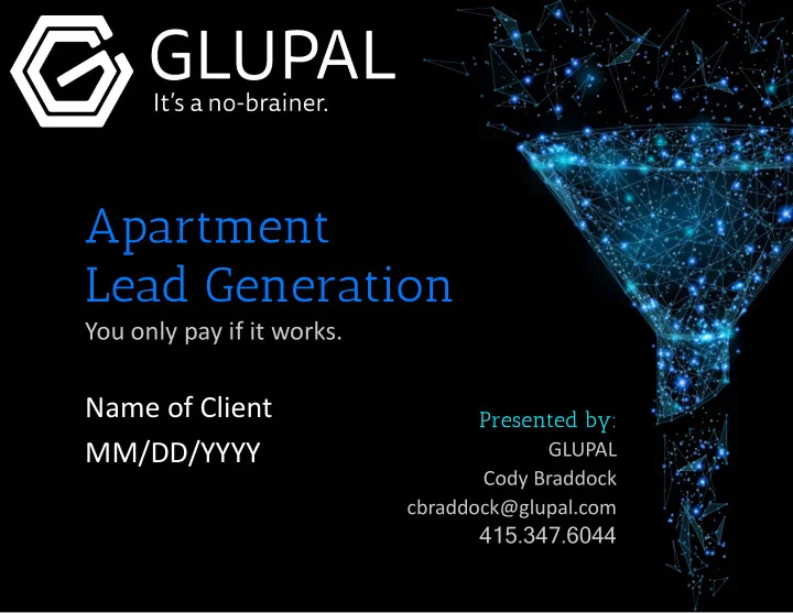 apartment lead generation