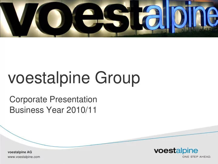 voestalpine group
