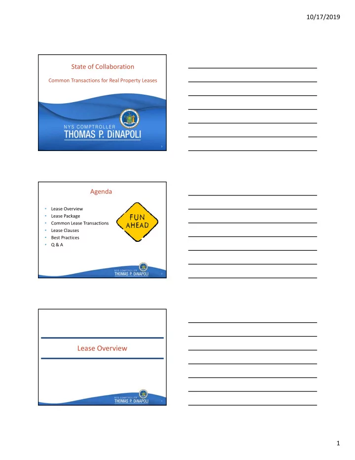 lease overview