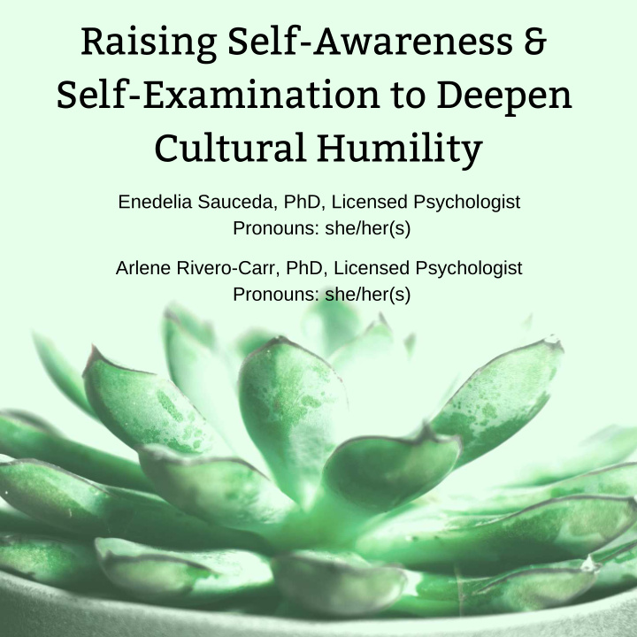 raising self awareness self examination to deepen