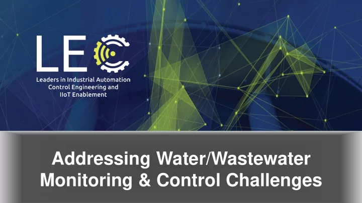 monitoring control challenges justin hogue pe