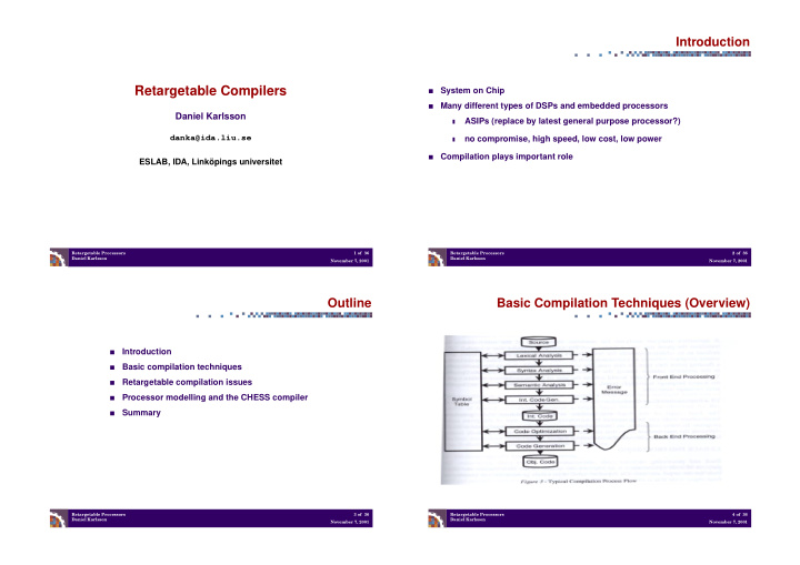 retargetable compilers