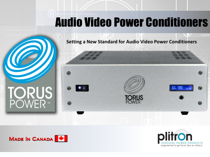 audio video power conditioners