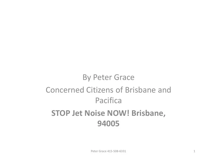 by peter grace concerned citizens of brisbane and