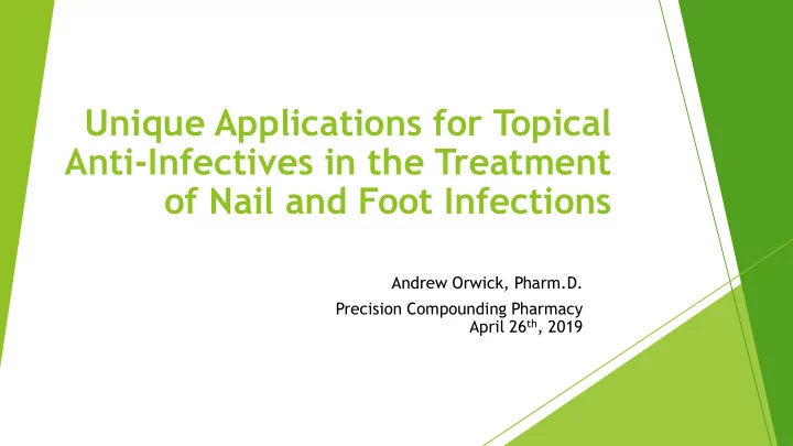 unique applications for topical