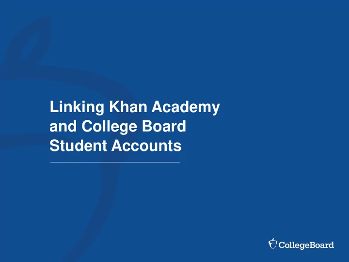and college board