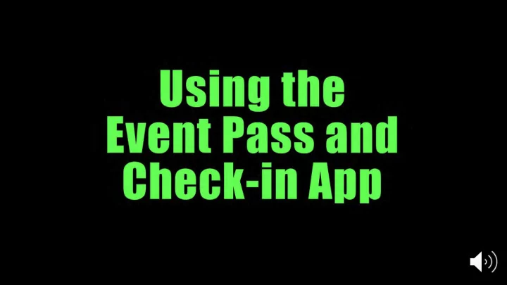 enter the event code in the app select start session and