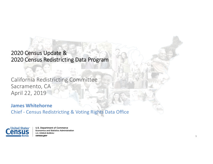 2020 census update 2020 census redistricting data program