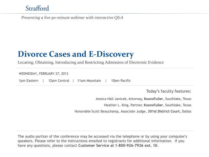 divorce cases and e discovery