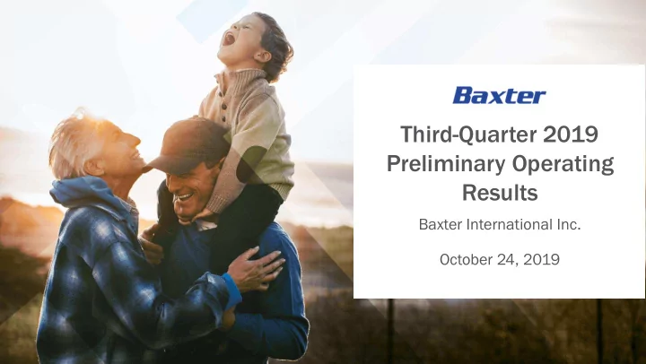 third quarter 2019