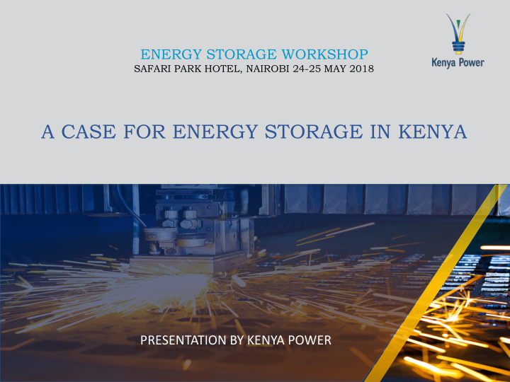 a case for energy storage in kenya