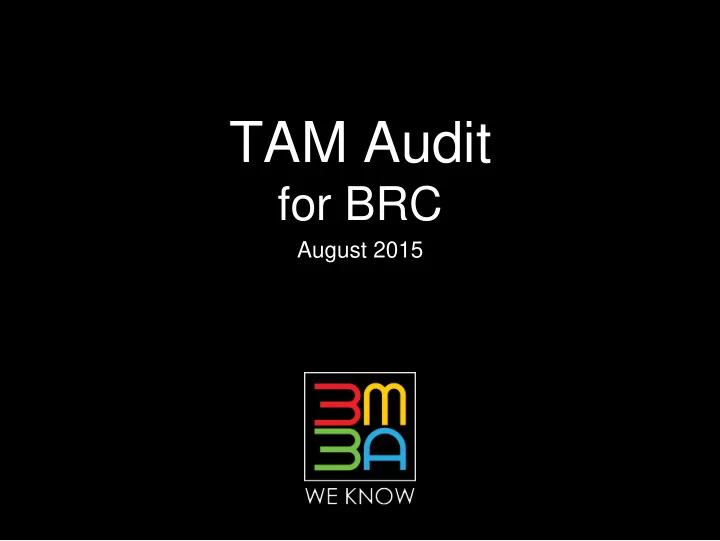 tam audit