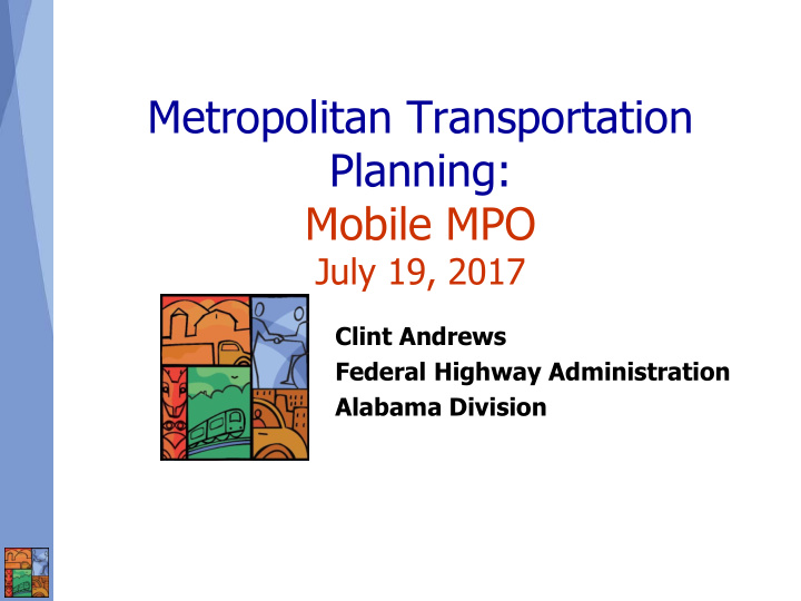 metropolitan transportation planning mobile mpo