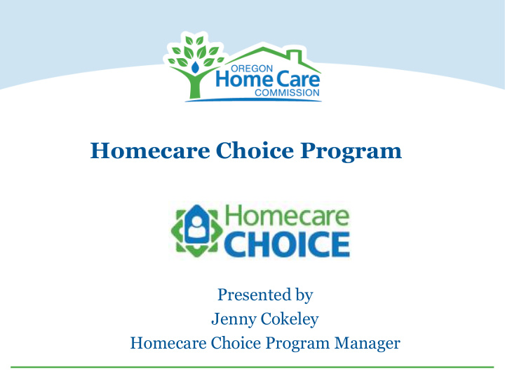 homecare choice program