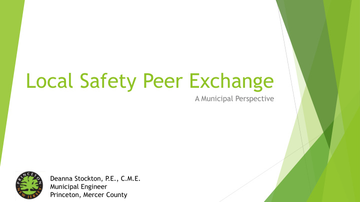local safety peer exchange