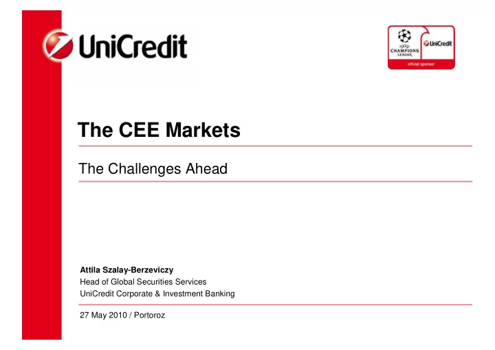the cee markets
