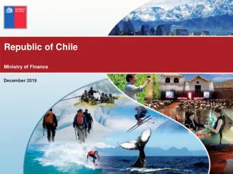 Republic of Chile  Ministry of Finance  December 2019  Debt Management Strategy: Debt policy goals