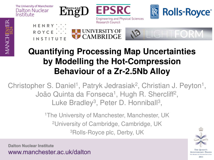 quantifying processing map uncertainties