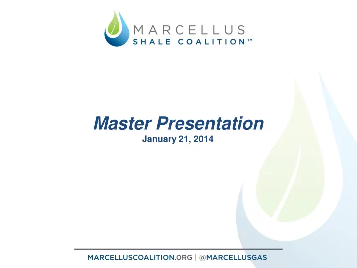 master presentation