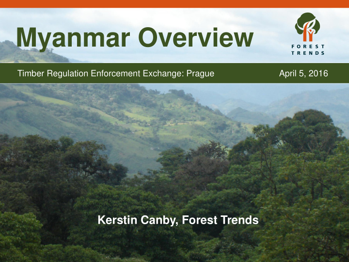 myanmar overview