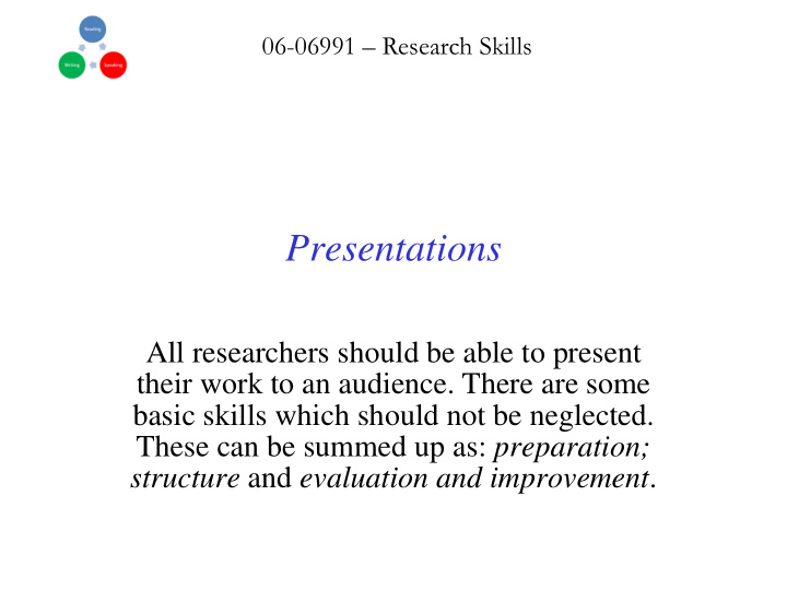 presentations