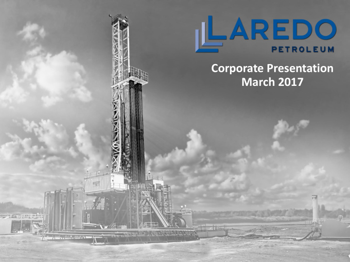 corporate presentation march 2017 forward looking