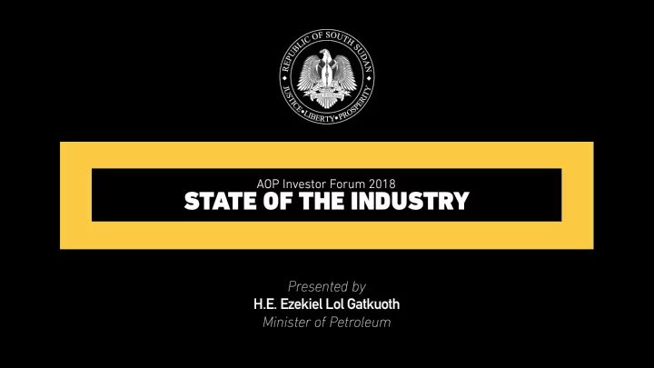 state of the industry