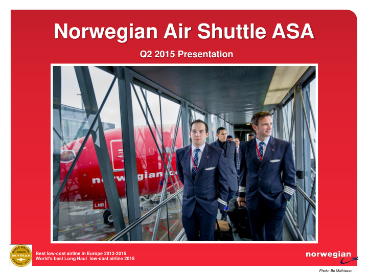 norwegian air shuttle asa
