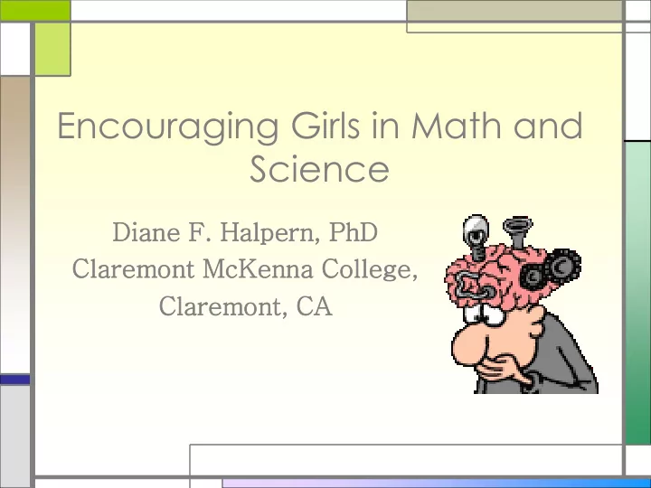 encouraging girls in math and