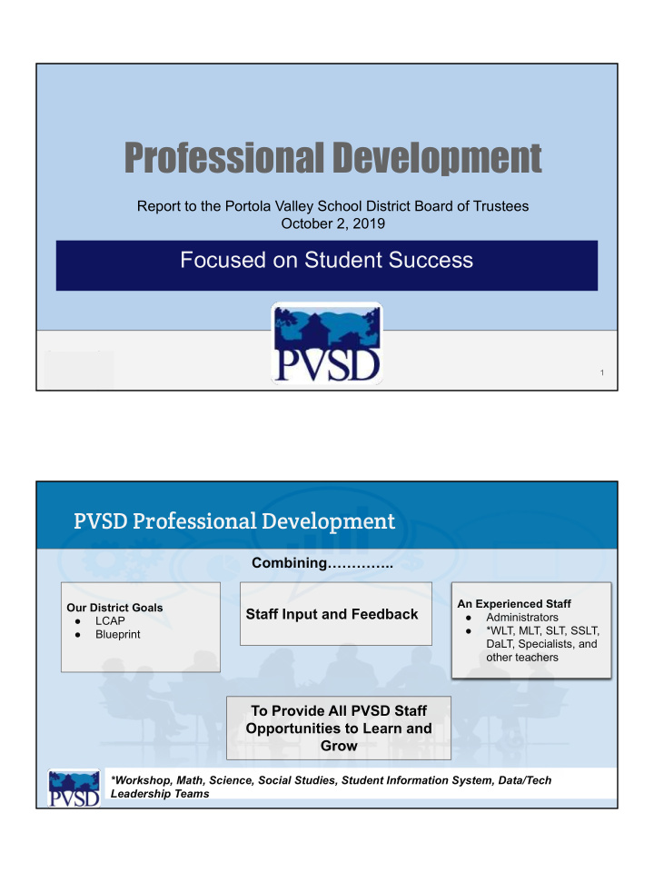 professional development