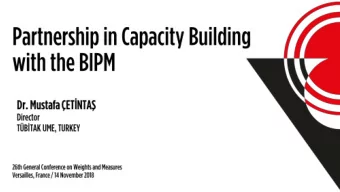 Contents  TBTAK UME    Big strides in a short time    Commitment to Capacity Building