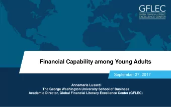 Lorem ipsum dolor sit amet, consectetur  Financial Capability among Young Adults  adipiscing elit,