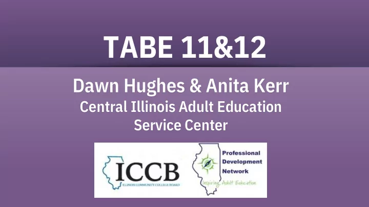tabe 11 12