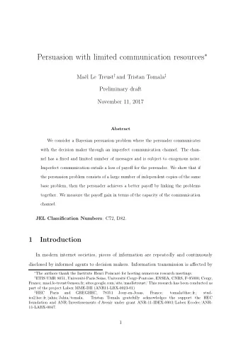 at least two sources of friction. First, the sender and the receiver of a given message may  have