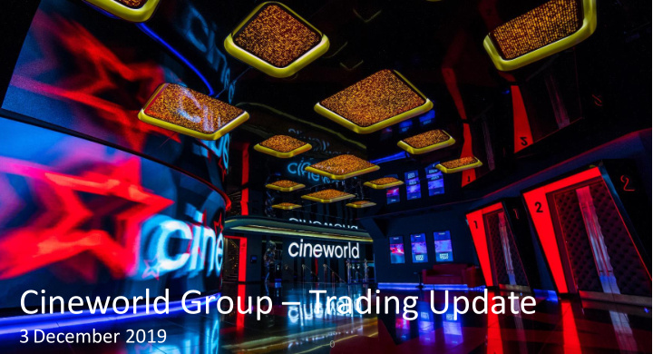 cineworld group trading update