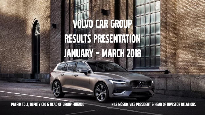 volvo car group