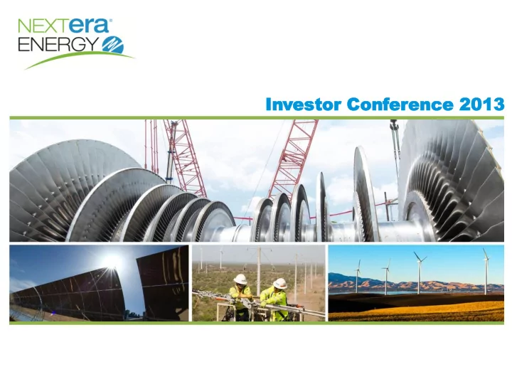 in investo estor con r confer eren ence ce 20 2013 13