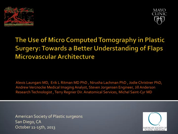 american society of plastic surgeons