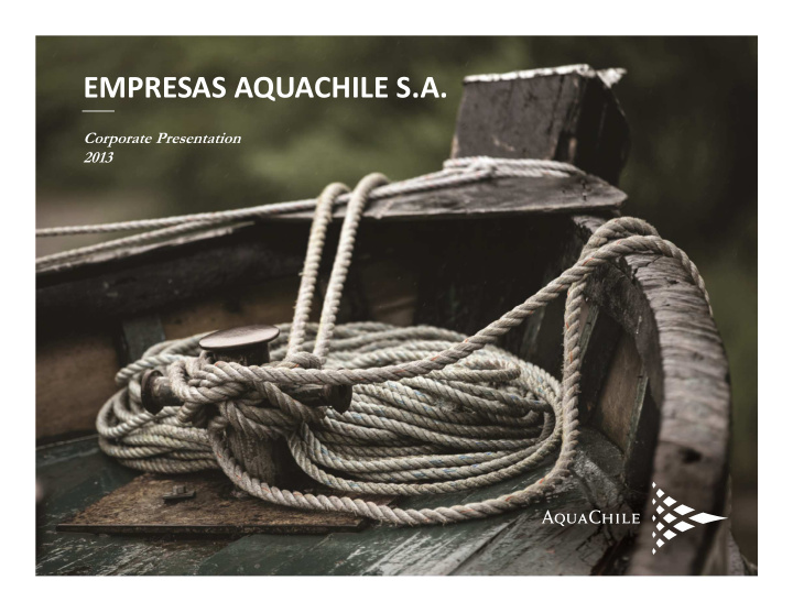 empresas aquachile s a