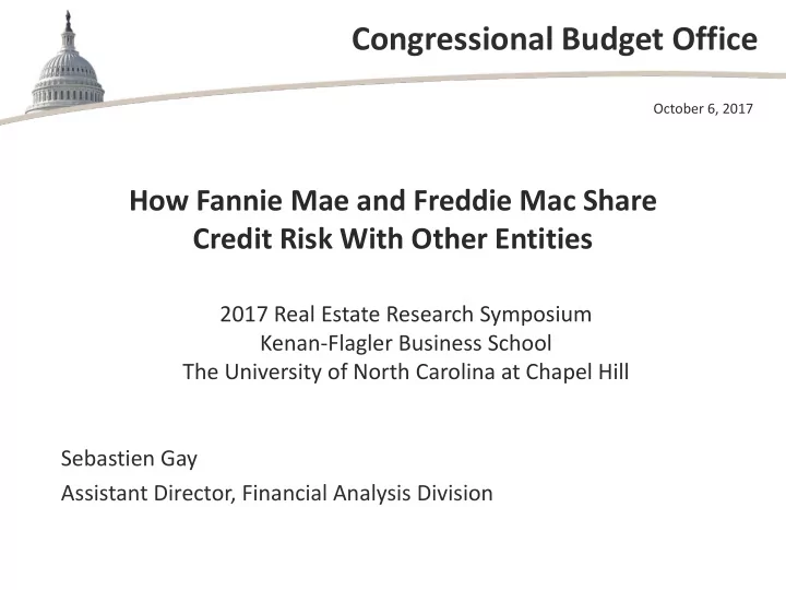 congressional budget office