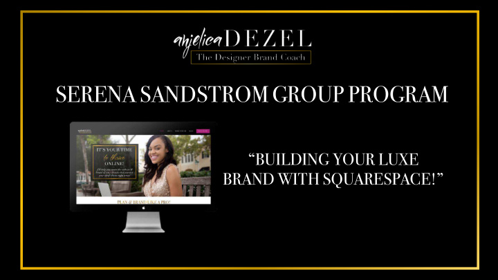 serena sandstrom group program