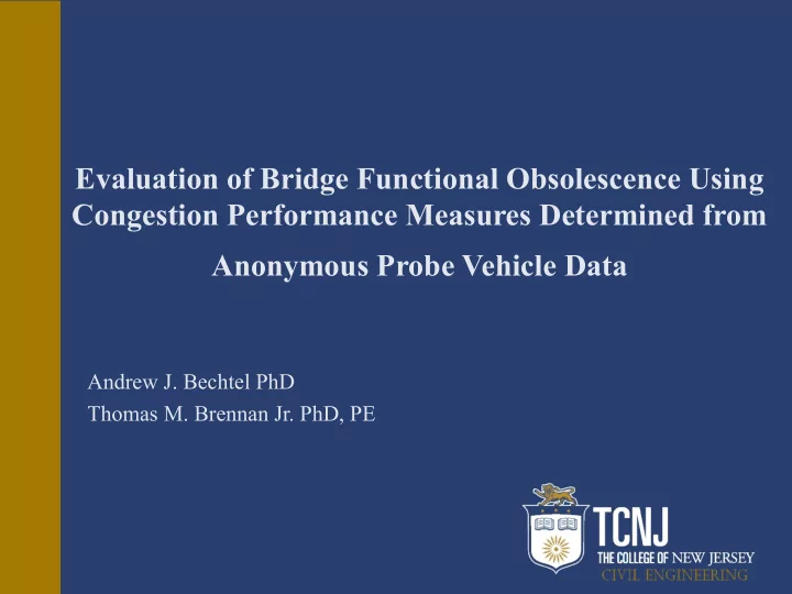 anonymous probe vehicle data